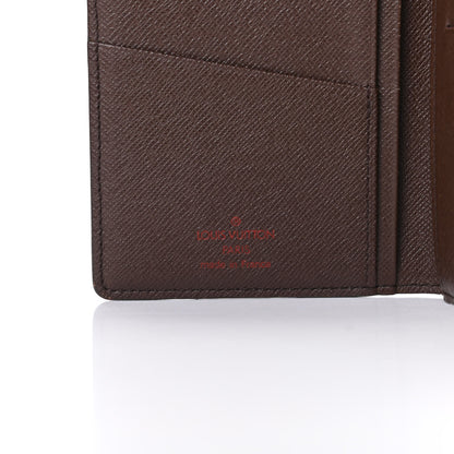 Louis Vuitton Damier Ebene Porte Valeurs Organizer Wallet 6 of 6