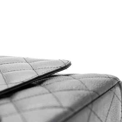 Chanel Caviar Quilted Maxi Double Flap Black 11 of 14
