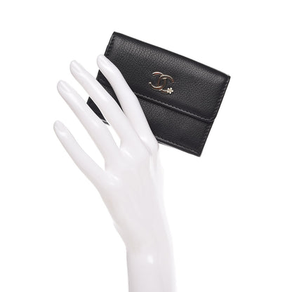 Chanel Goatskin CC Flap Wallet Black 2 of 9