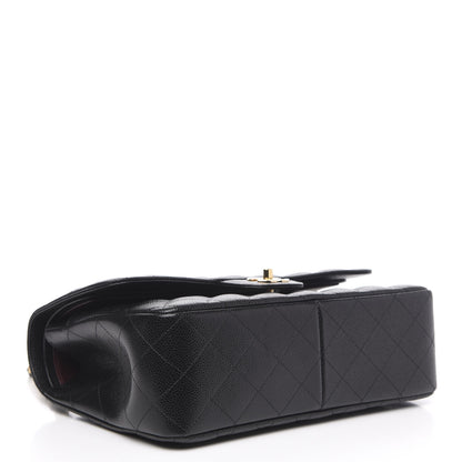 Chanel Caviar Quilted Jumbo Double Flap Black 4 of 11