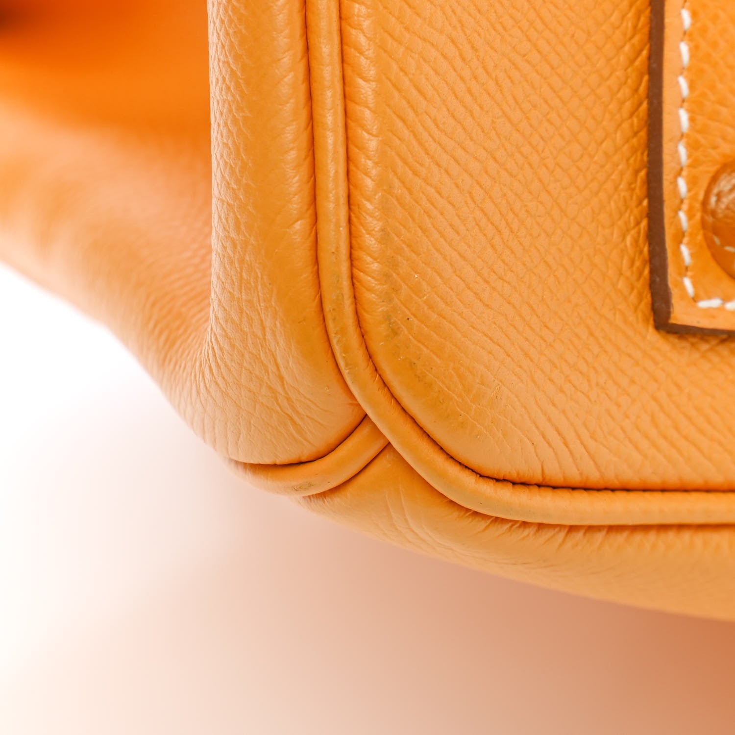 Hermes Epsom Candy Birkin 35 Jaune D'Or Feu 11 of 12