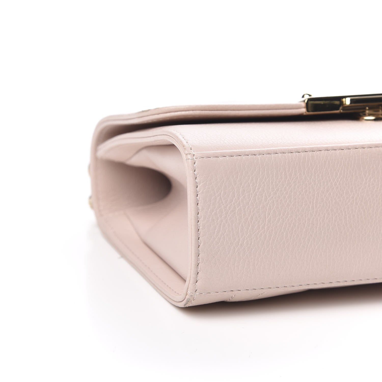 Chanel Grained Calfskin Quilted Small Label Click Flap Bag Pink 8 of 10
