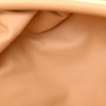 Bottega Veneta Nappa Maxi Intrecciato The Pouch Oversized Clutch Almond 6 of 10