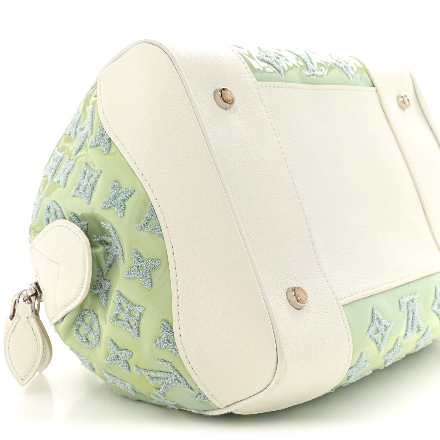 Louis Vuitton Monogram Bouclettes Speedy Round Mint 8 of 11
