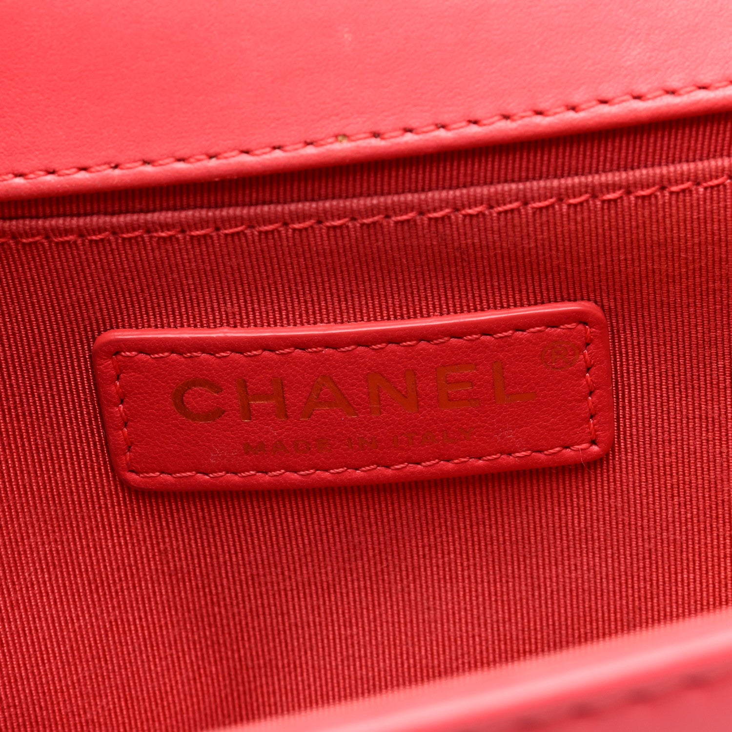 Chanel Tweed Lambskin Quilted Medium Braided Jacket Boy Flap Coral 6 of 11