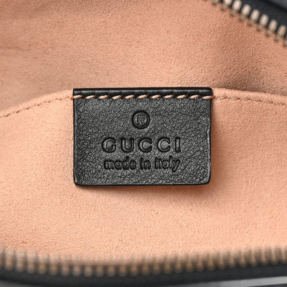 Gucci Calfskin Matelasse GG Marmont Belt Bag 95 38 Black 6 of 13