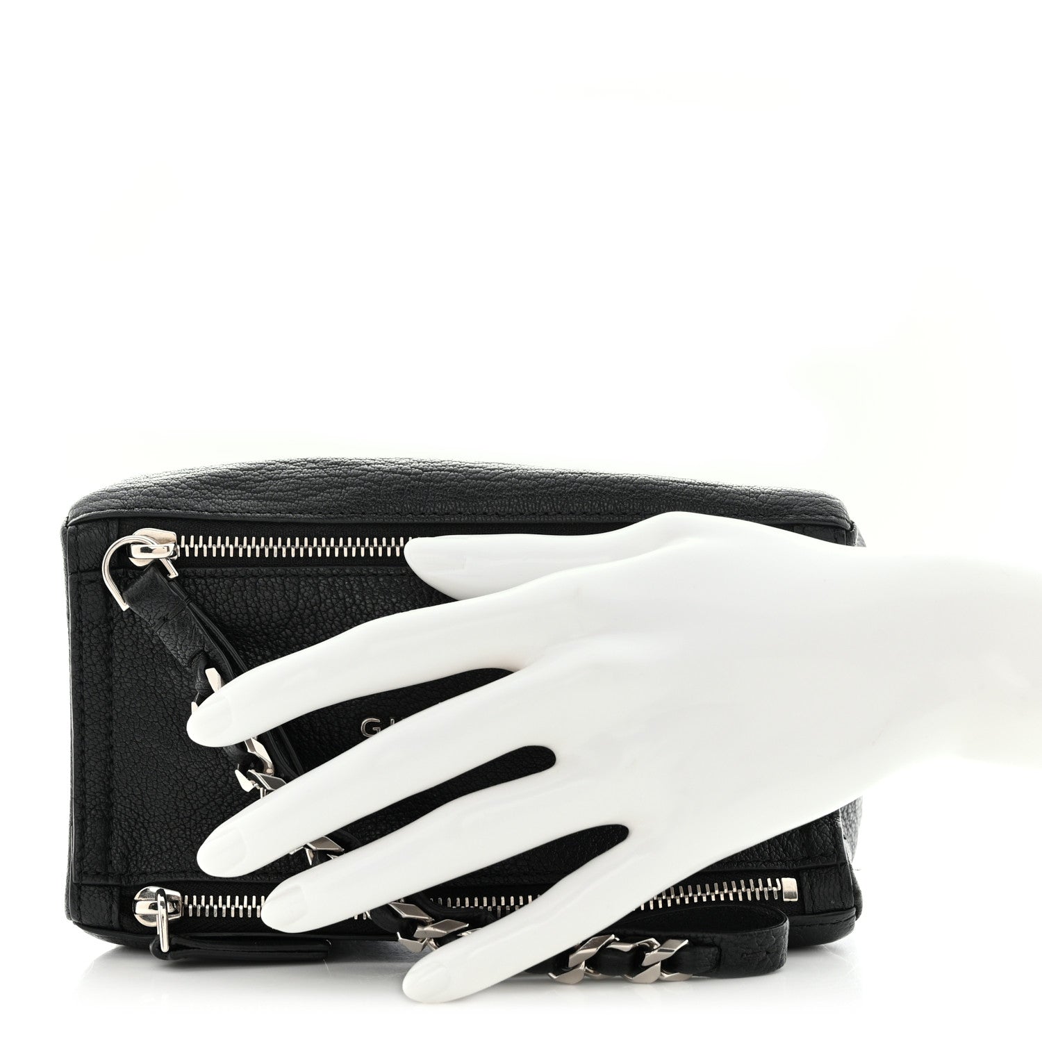 Givenchy Sugar Goatskin Pandora Wristlet Black 2 of 11