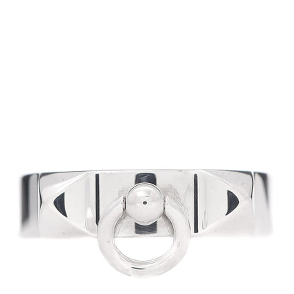 Hermes Sterling Silver PM Collier De Chien Ring 52 6 1 of 5