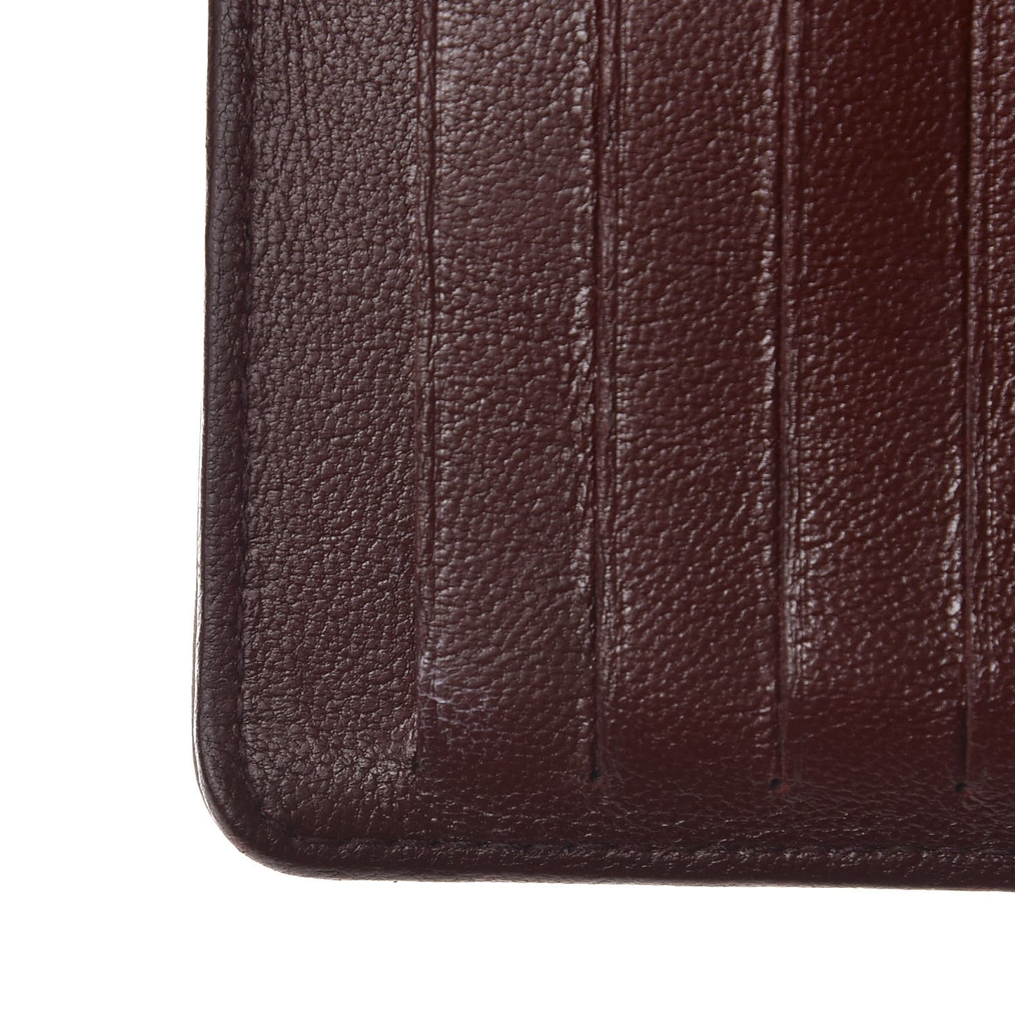 Sheepskin Quilted Mademoiselle Vintage Yen Wallet Pink