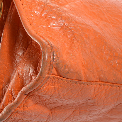 Balenciaga Agneau Giant 12 Gold Hardware Mini City Tangerine 9 of 15