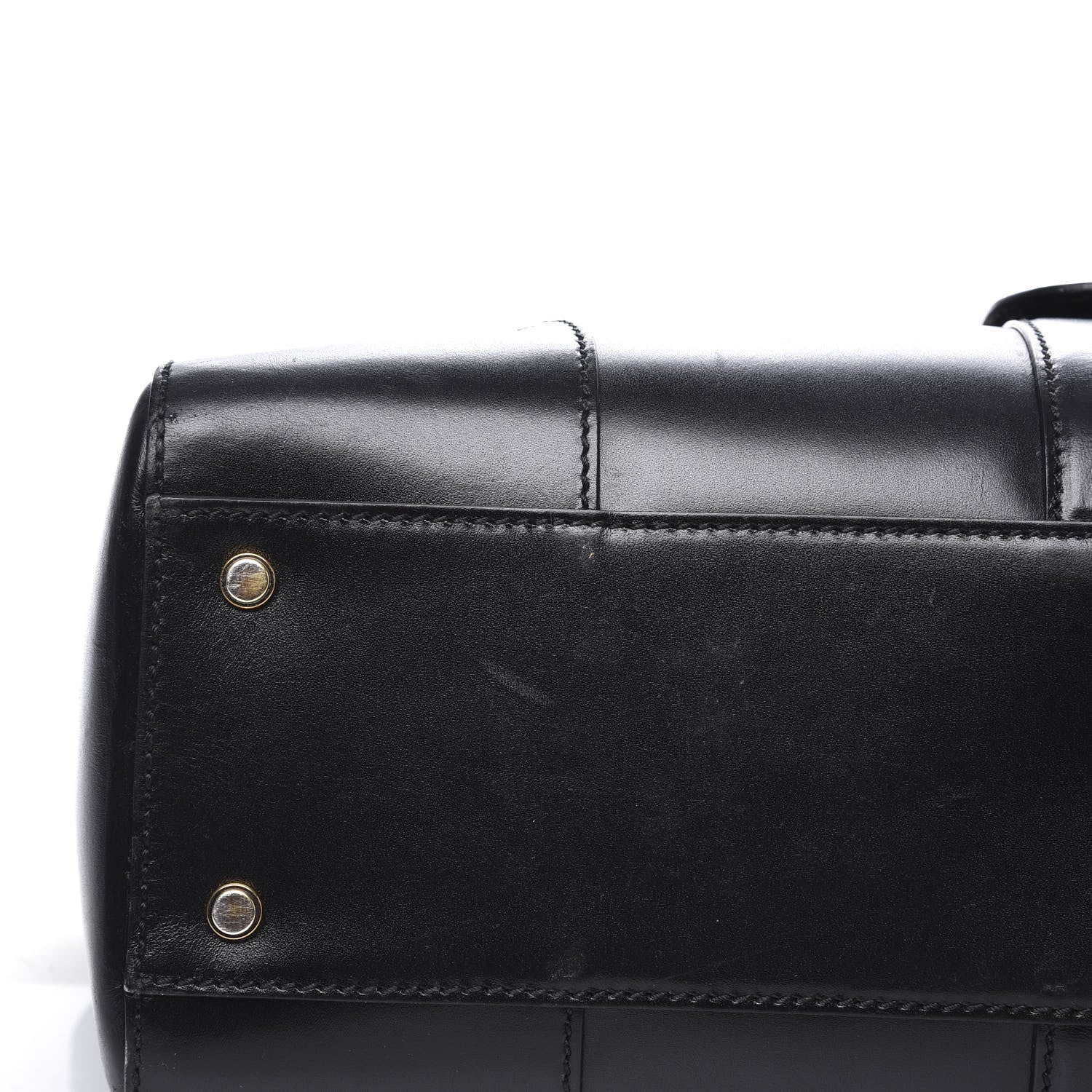 Gucci Calfskin Medium Lady Buckle Top Handle Bag Black 13 of 13