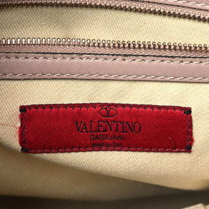 Valentino Garavani Vitello Rockstud Double Handle Tote Poudre 6 of 10