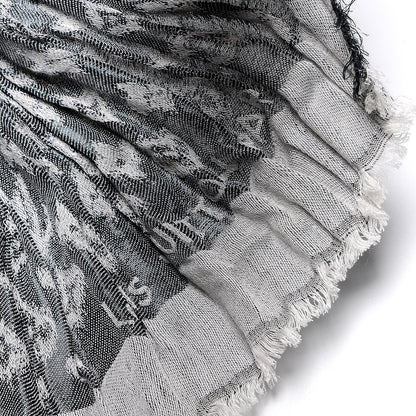 Louis Vuitton Silk Wool Monogram Ikat Scarf 4 of 7