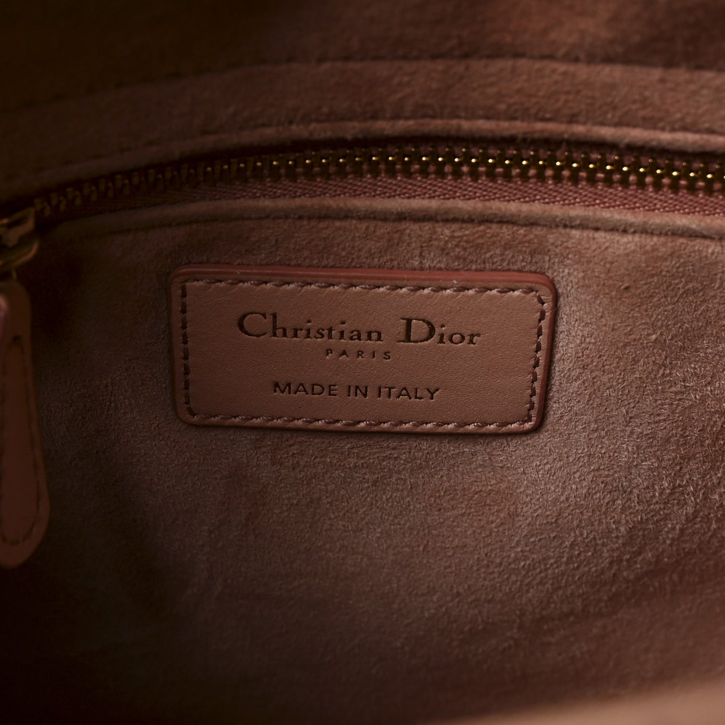 Lambskin Cannage Gradient Medium Lady Dior Pink