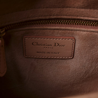 Christian Dior Lambskin Cannage Gradient Medium Lady Dior Pink 6 of 9