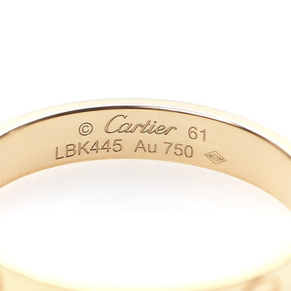 Cartier 18K Yellow Gold 3.5mm LOVE Wedding Band Ring 61 9.5 4 of 6