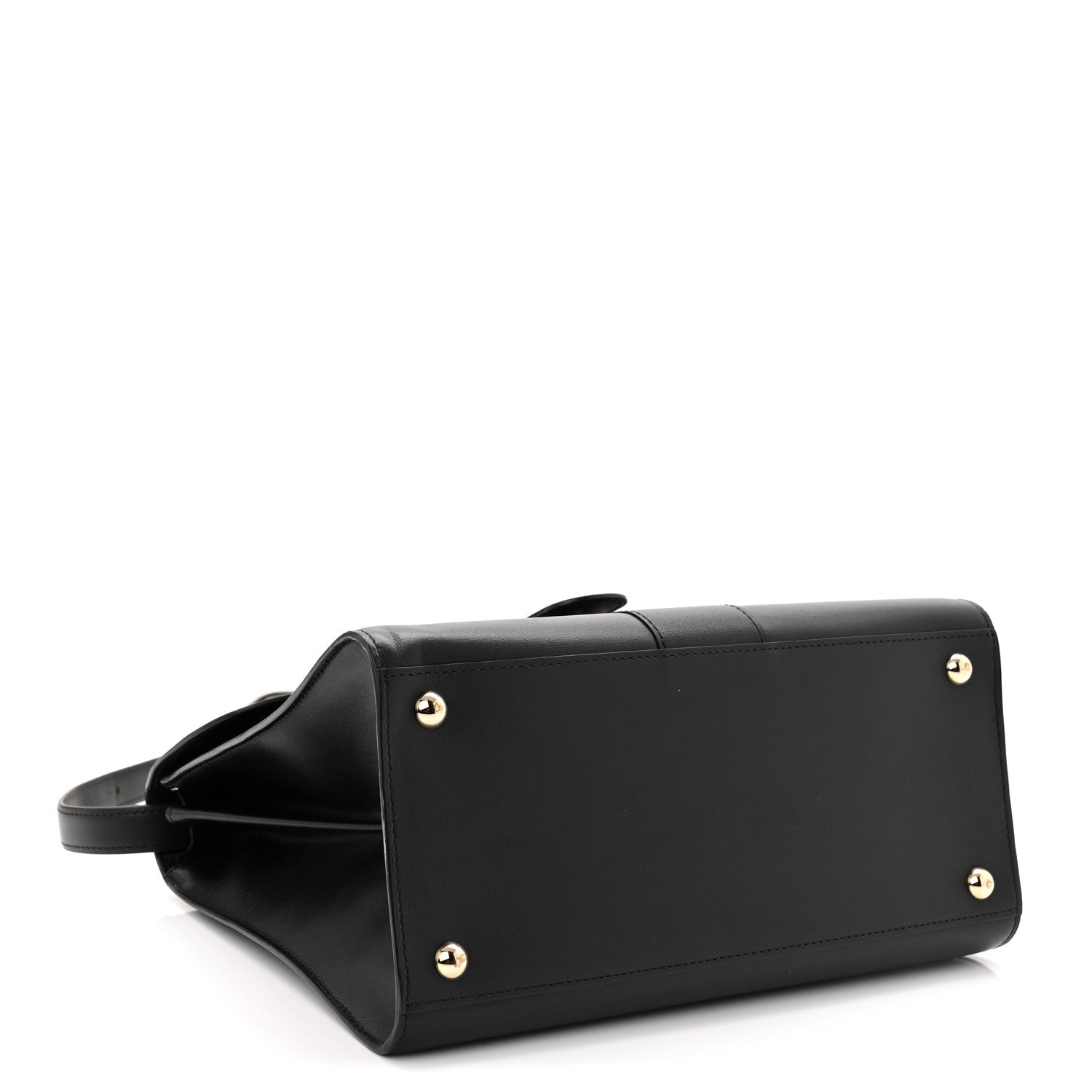 Delvaux Box Calfskin MM Brillant Satchel Black 4 of 11