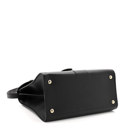 Delvaux Box Calfskin MM Brillant Satchel Black 4 of 11