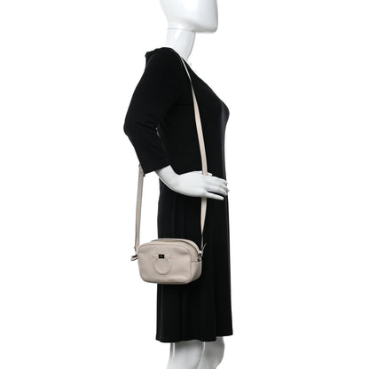 Salvatore Ferragamo Calfskin City Goncho Crossbody Camera Bag Ivory 2 of 12