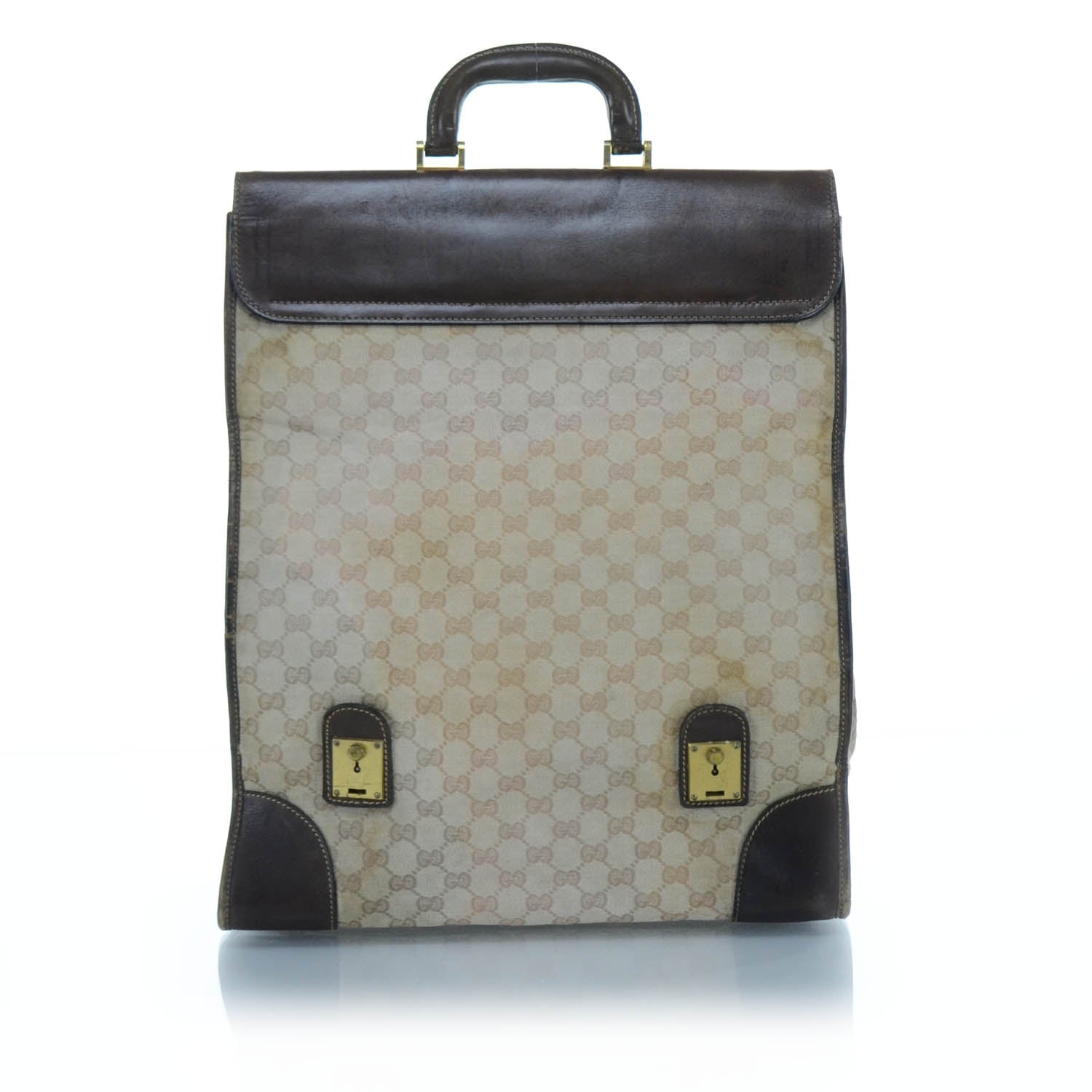 Gucci Monogram Travel Bag Brown 4 of 12