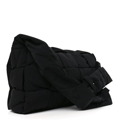 Bottega Veneta Nylon Intrecciato Padded Tech Maxi Cassette Bag Black 3 of 10