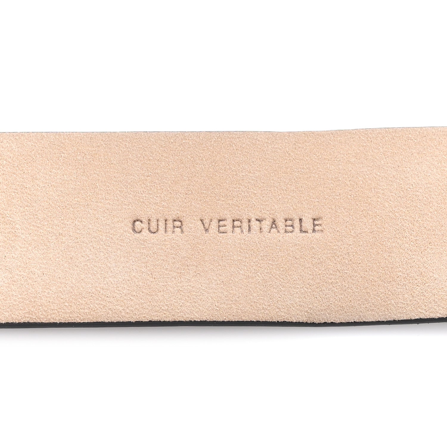 Chanel Calfskin Belt 95 38 Black 4 of 5