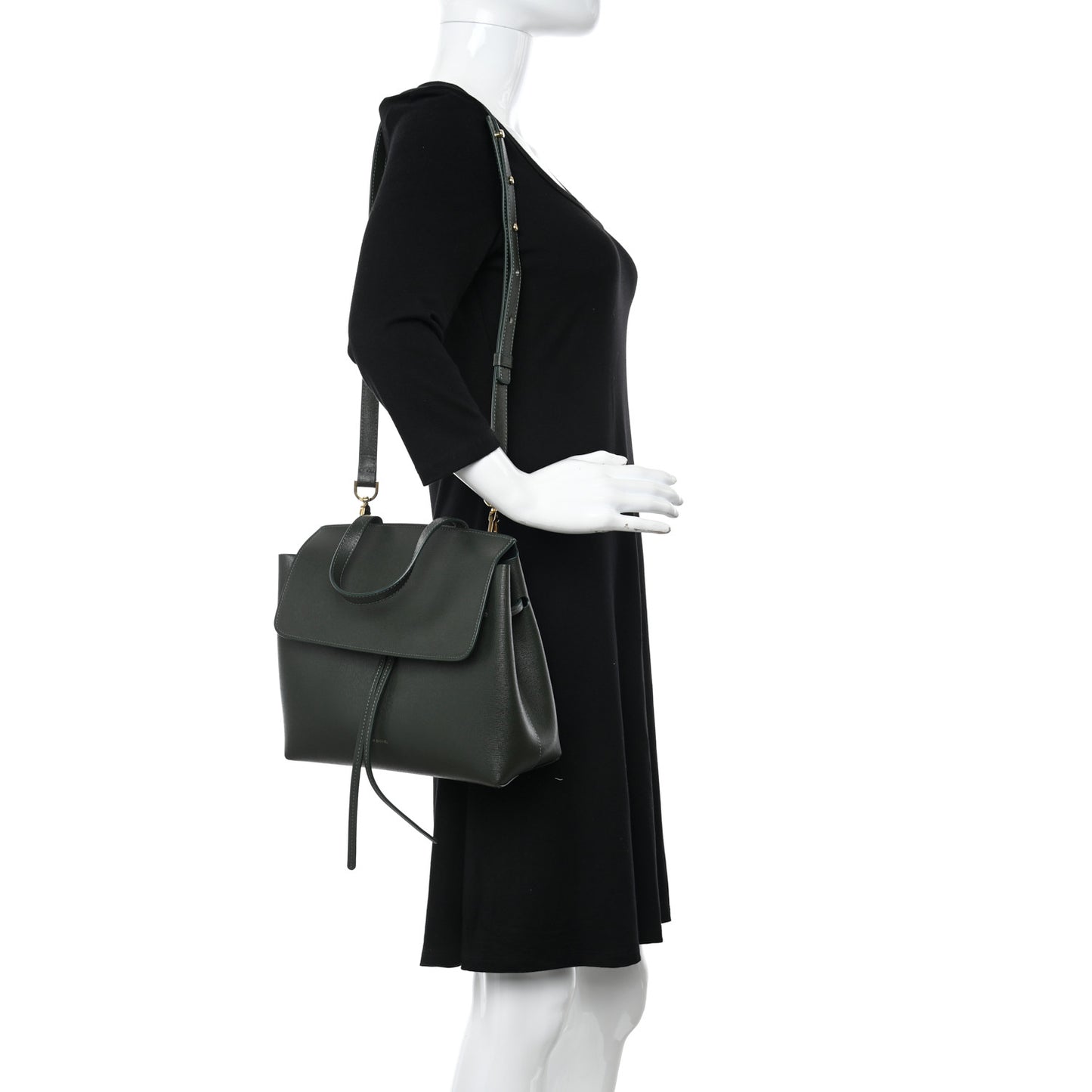 Saffiano Mini Lady Bag Moss