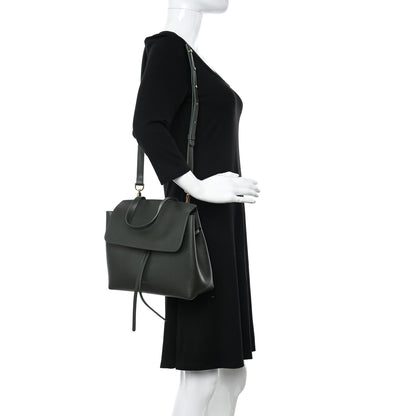 Mansur Gavriel Saffiano Mini Lady Bag Moss 2 of 14