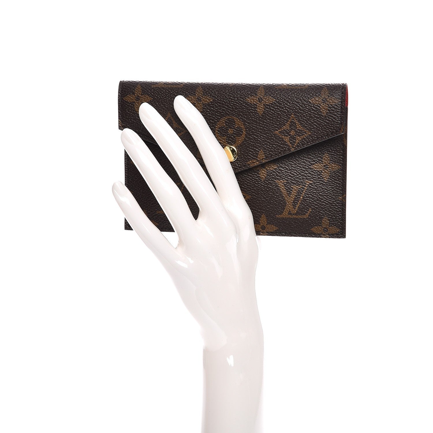 Louis Vuitton Monogram Daily Organizer Envelope Insert Red 2 of 6