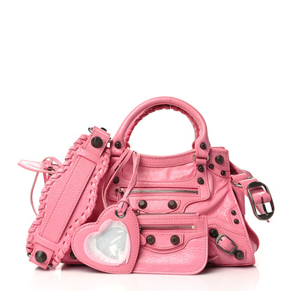 Balenciaga Agneau Arena Neo Cagole Handbag XS Sweet Pink 1 of 6