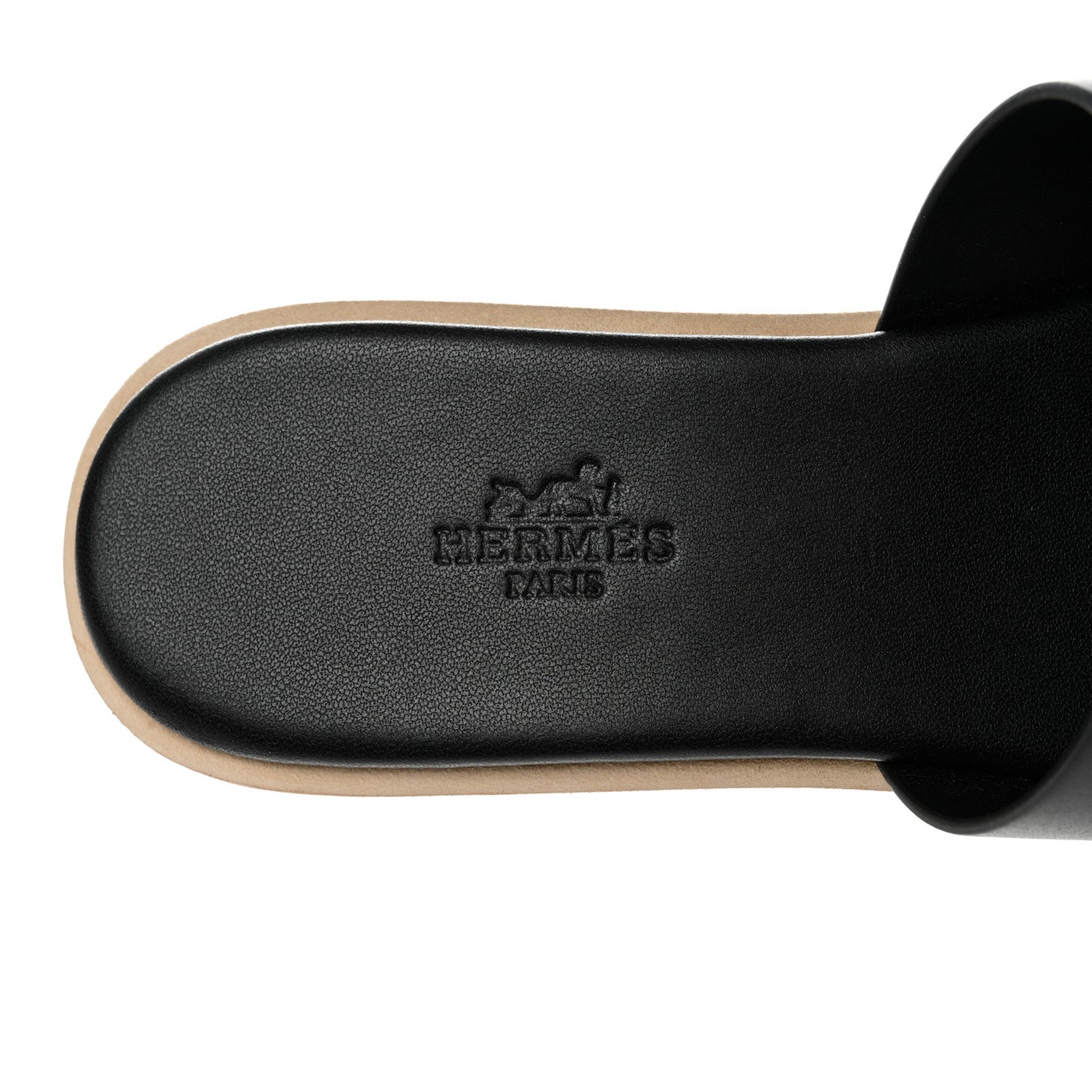 Calfskin Cork Eze 30 Sandals 37 Black
