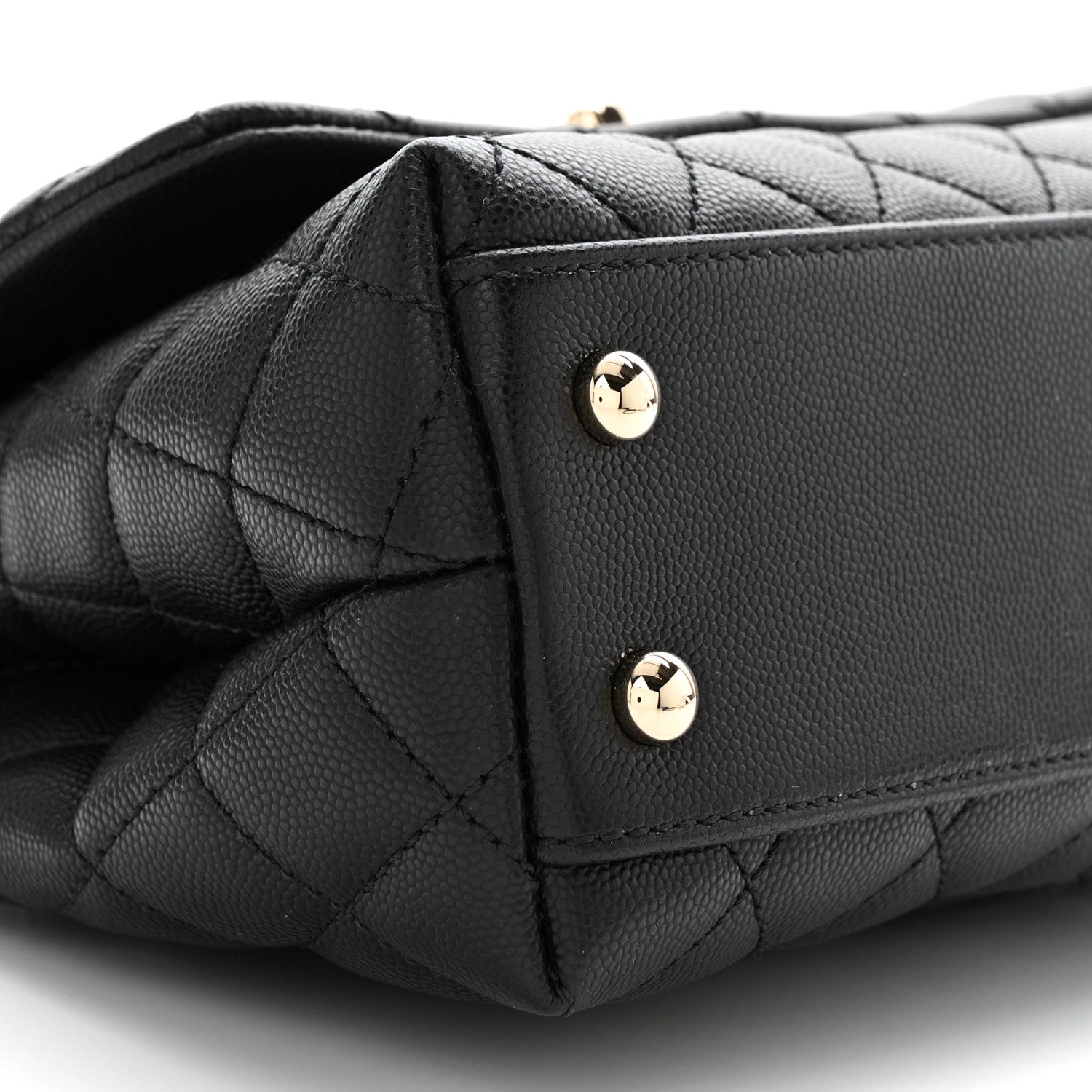 Chanel Caviar Quilted Mini Coco Handle Flap Black 9 of 11