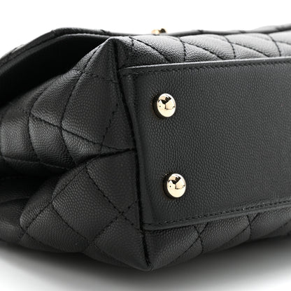 Chanel Caviar Quilted Mini Coco Handle Flap Black 9 of 11