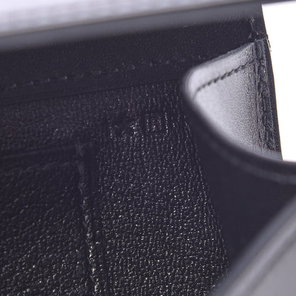 Hermes Tadelakt Medor 23 Clutch Black 8 of 9