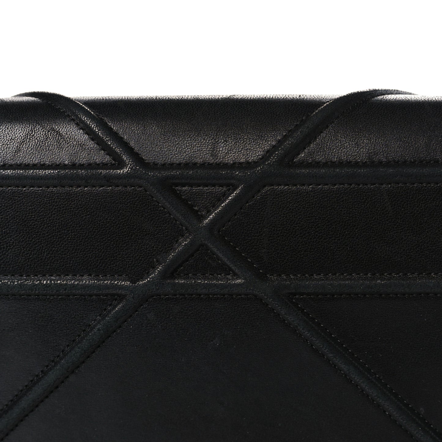 Lambskin Medium Diorama Flap Bag Black