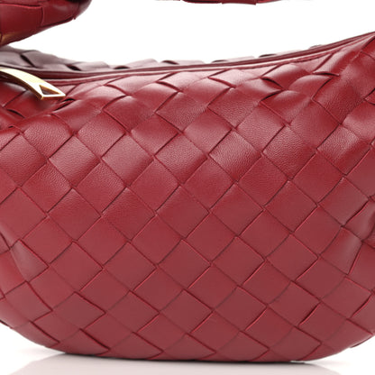 Bottega Veneta Nappa Intrecciato Mini Jodie Dark Red 8 of 10