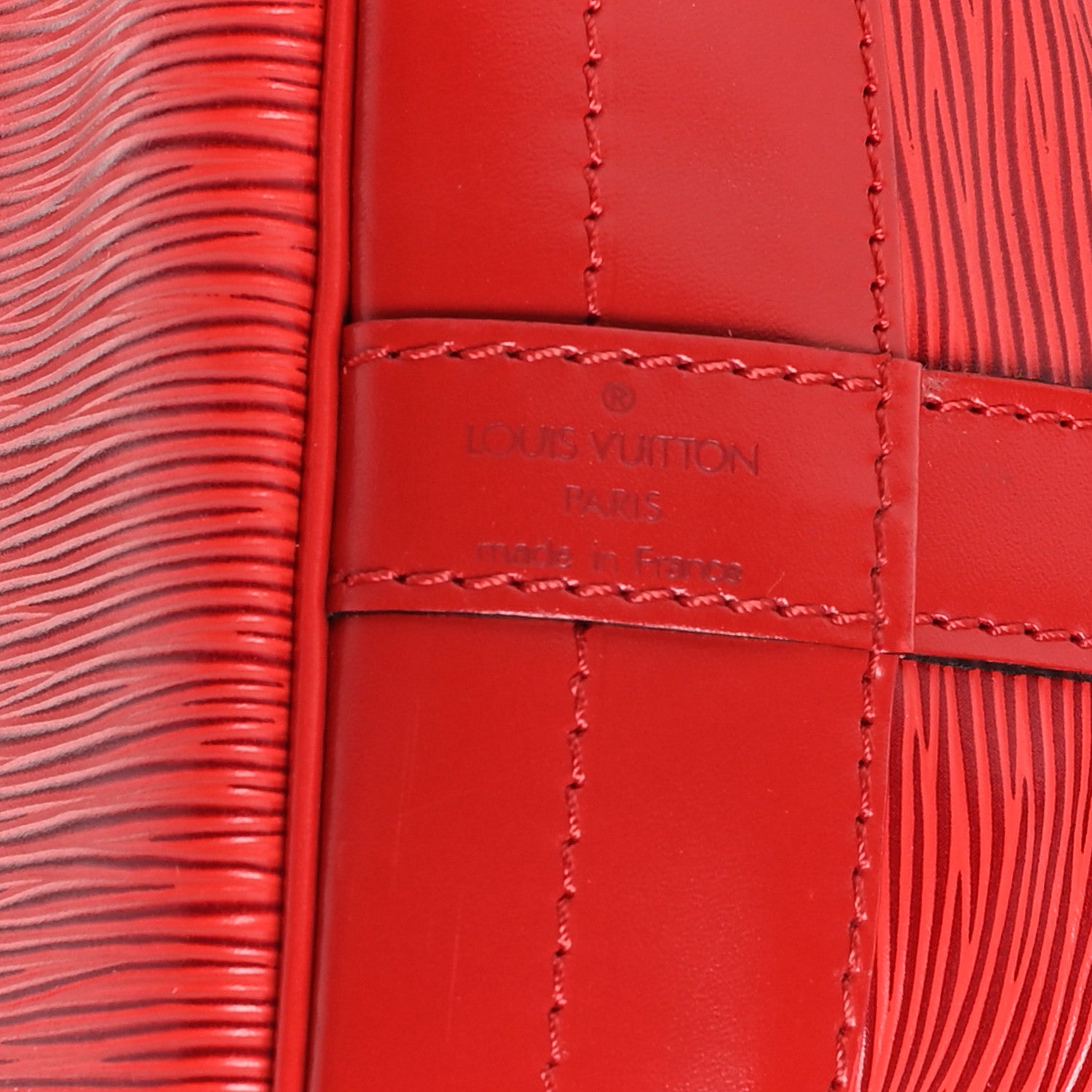 Louis Vuitton Epi Noe Castillan Red 6 of 12