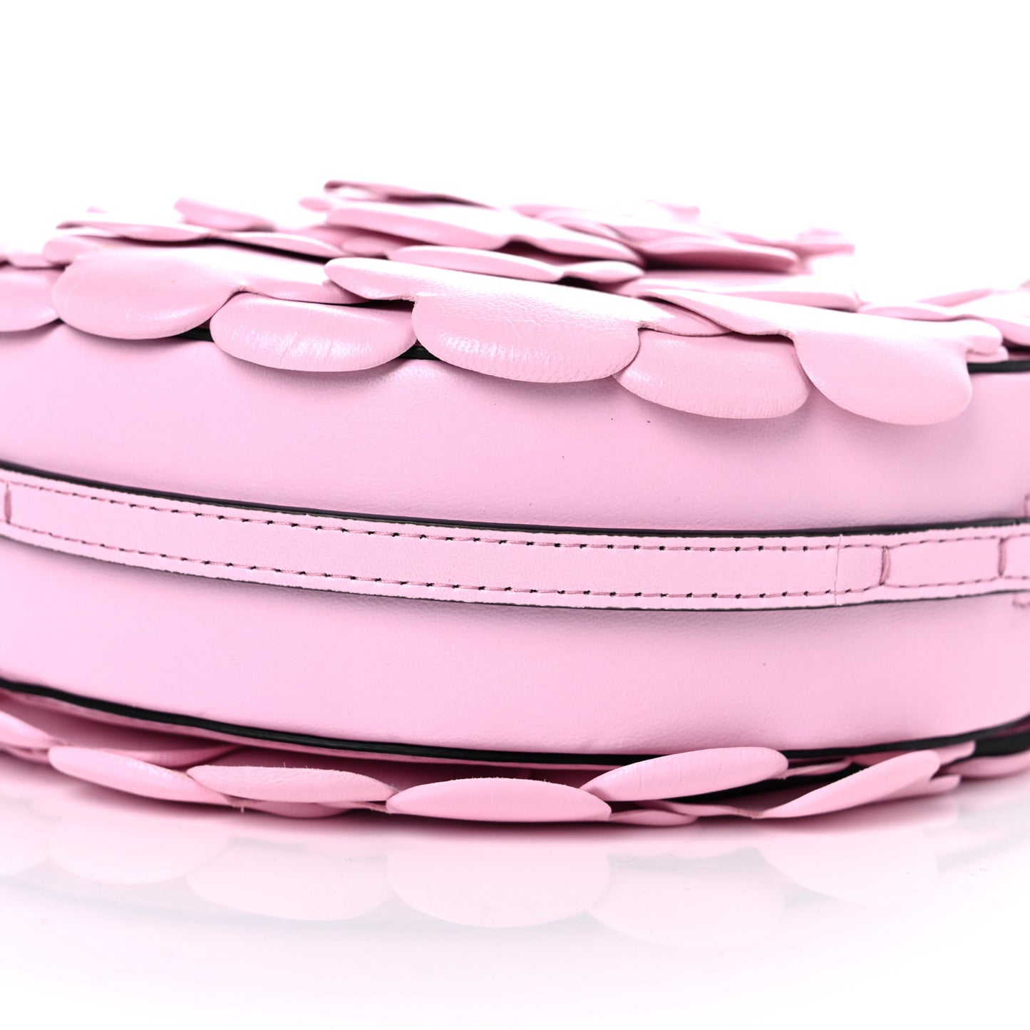 Nappa Atelier 03 Rose Edition Round Crossbody Bag Pink Borealis