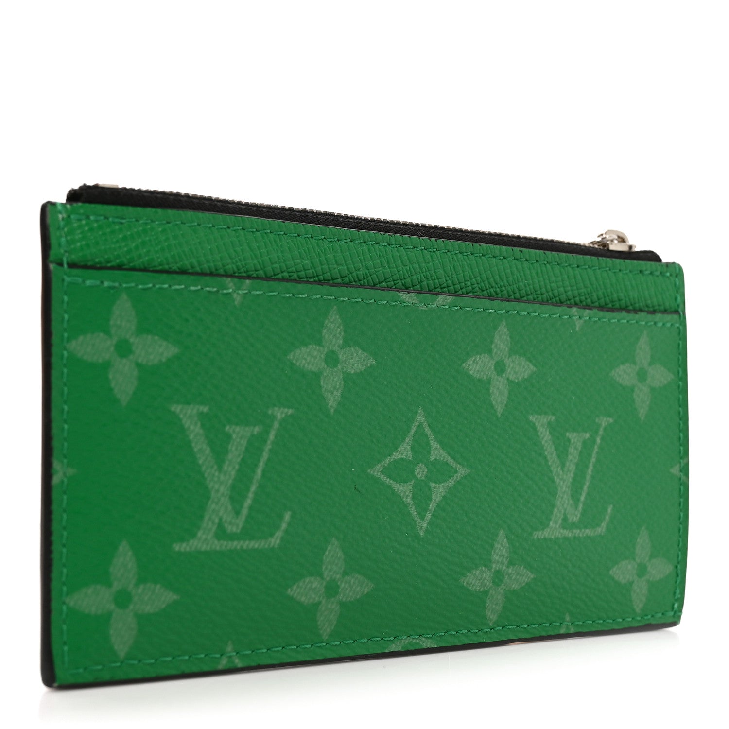 Louis Vuitton Taigarama Coin Card Holder Cactus Green 3 of 7