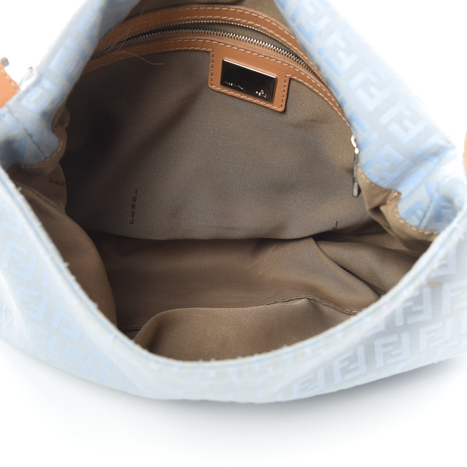 Fendi Zucchino Mama Baguette Blue 5 of 17
