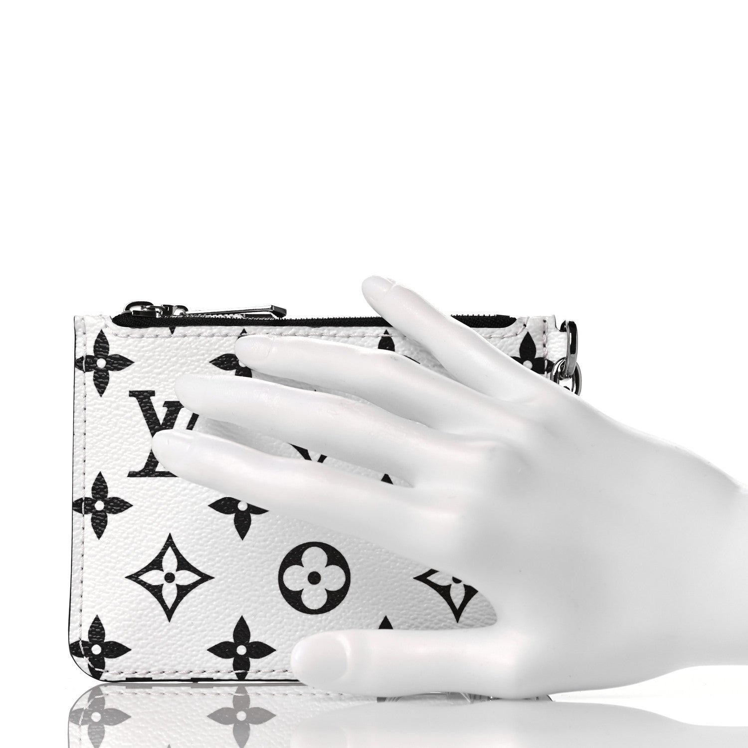 Louis Vuitton Monogram Marelle Pochette Black White 2 of 7