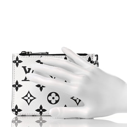 Louis Vuitton Monogram Marelle Pochette Black White 2 of 7
