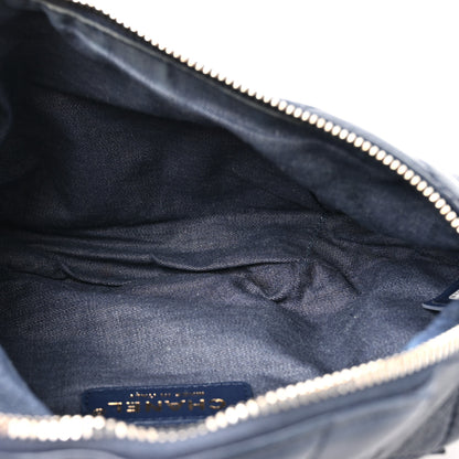 Chanel Calfskin Enamel Quilted Waist Bag Navy 5 of 10