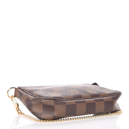 Louis Vuitton Damier Ebene Mini Pochette Accessories 4 of 9