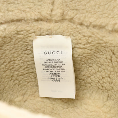 Gucci Covered Wool GG Monogram Bucket Hat M Roseate White 9 of 10