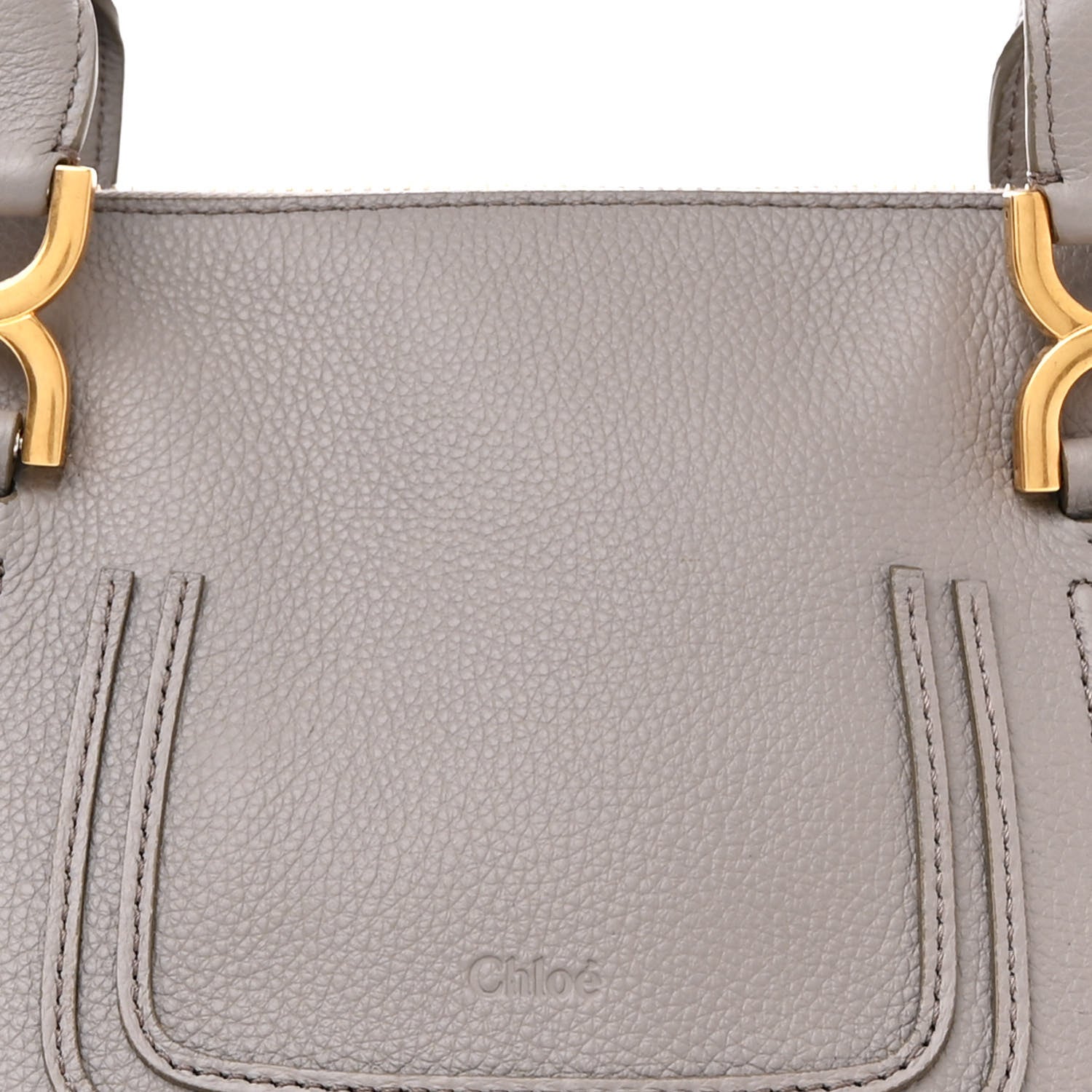 Chloe Calfskin Small Marcie Satchel Cashmere Grey 8 of 11