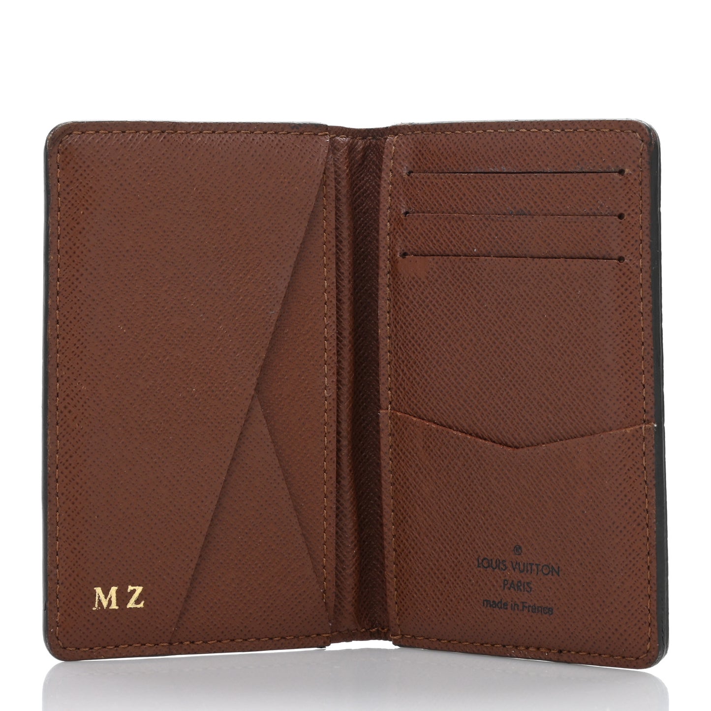 Monogram Pocket Organizer Card Holder NM