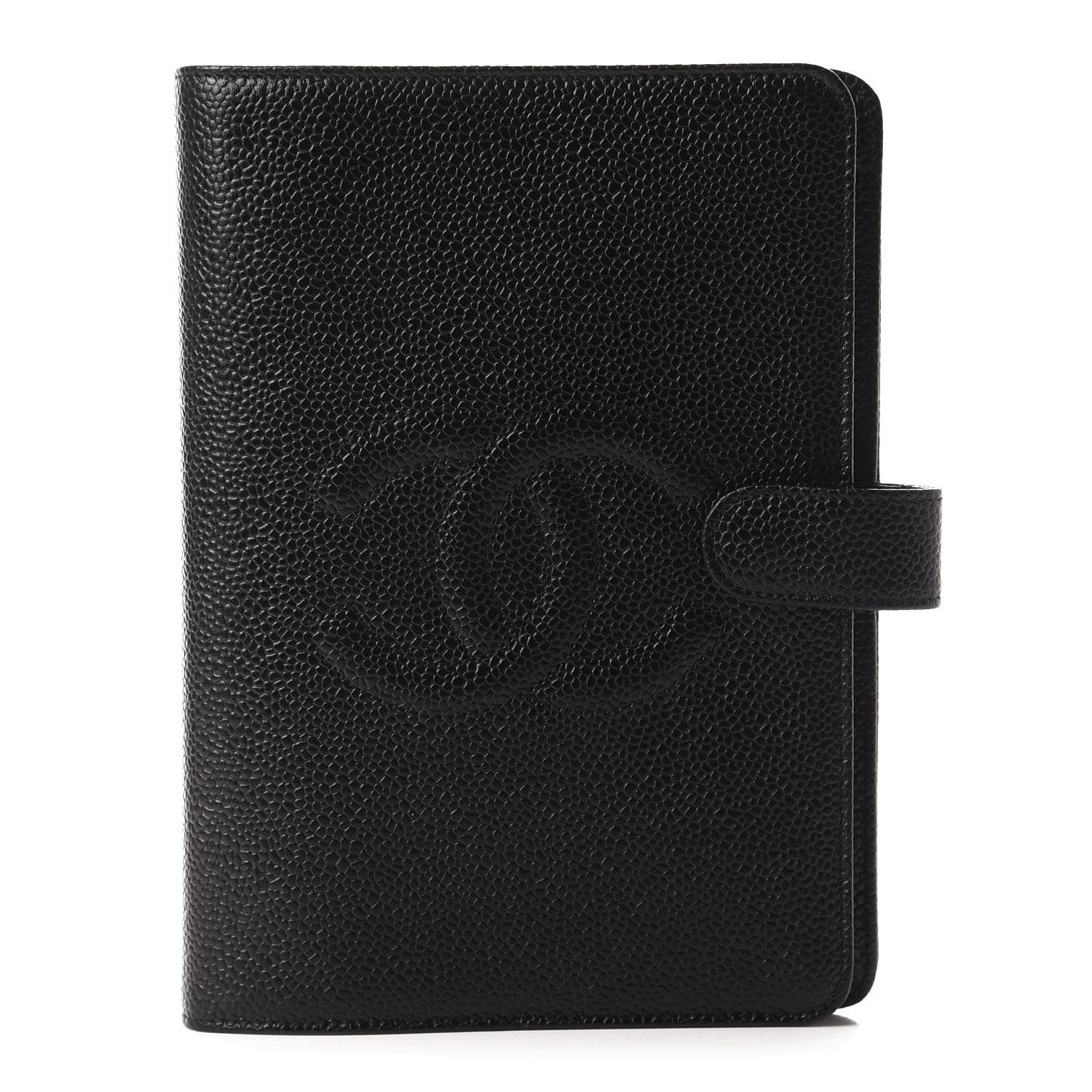 Chanel Caviar CC Medium Ring Agenda Planner Black 1 of 9