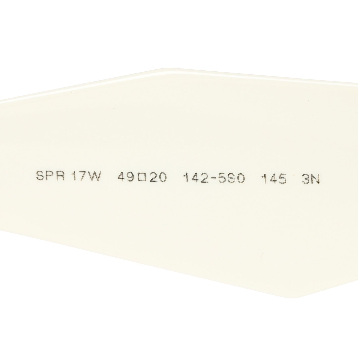 Acetate Symbole Sunglasses SPR 17W White