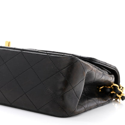 Chanel Lambskin Quilted Medium Double Flap Black 10 of 10